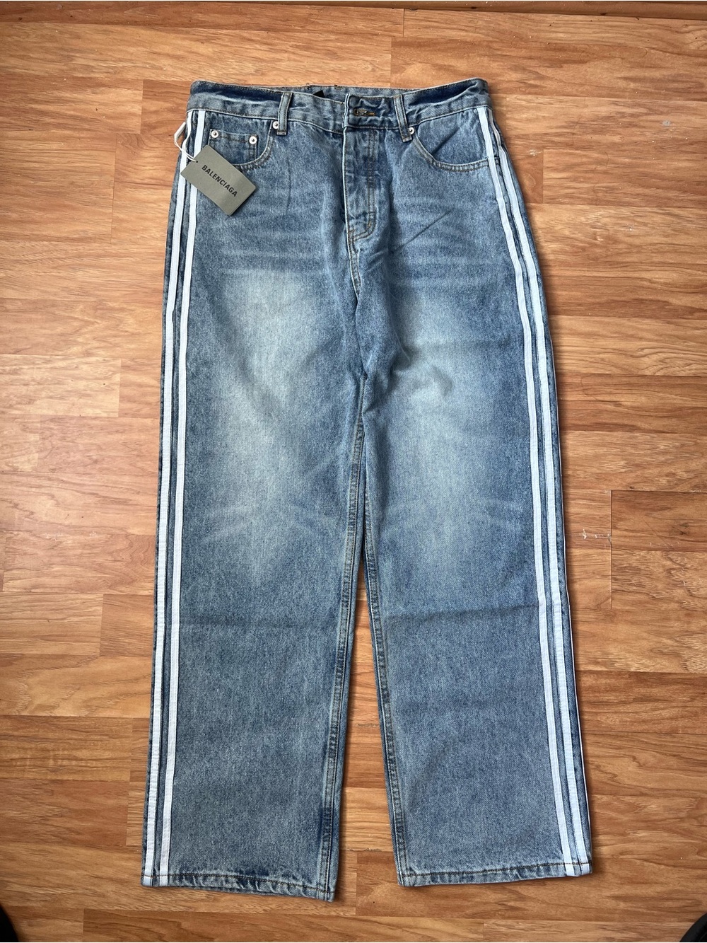 Mens Balenciaga x adidas jeans